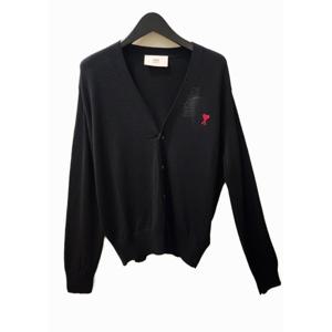 [아미][롯데탑스]BFHKC111.KN0025하트 브이넥 가디건