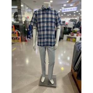 서광모드 세이브존05 체크 반팔 셔츠 베이지 SMPCFMSH5115