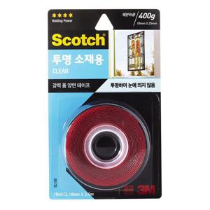 3M 스카치 강력 투명 소재용 폼 양면테이프 CL120 투명양면테이프 투명폼양면테이프 양면폼테이프 양면폼테