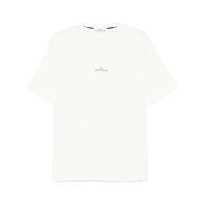 스톤 아일랜드 반팔 티셔츠 K1S1521002RCS0153V0093 WHITE DOM