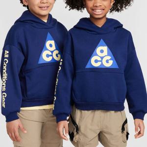 나이키키즈후드티 SQJ FB4343-492 ACG 아이콘 플리스 주니어 풀오버 후디