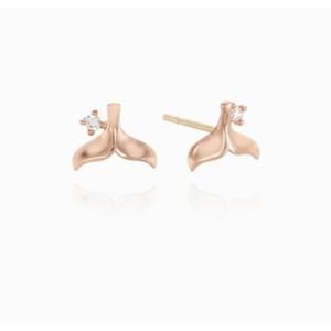 [로이드] 주문제작 고래꼬리 14k 귀걸이 LPFH1010G