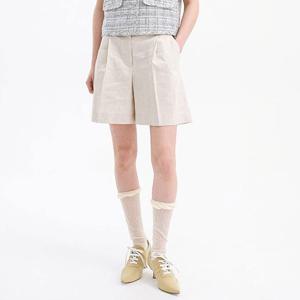 [올리브데올리브]린넨 원턱 숏 팬츠 OW4ML426