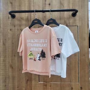 지프키즈 sh06 지프 곰 펭귄 5부 반팔 KQ2TSF253