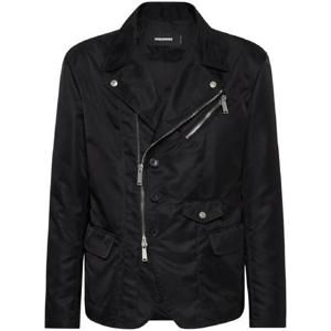 디스퀘어드2 새틴 바이커 재킷 S74BN1312S35411