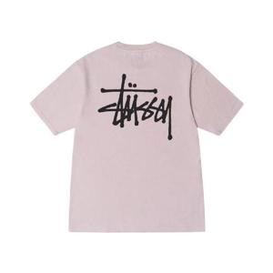 스투시 베이직 스투시 피그먼트 다이드 티셔츠 블러쉬 2023 1904879H