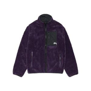 스투시 쉐르파 리버시블 자켓 퍼플 118529
