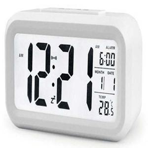 달력 알람 온도계 올인원 디지털 탁상 시계