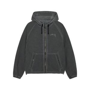 스투시 비치 쉘 가먼트 다이드 블랙 115824