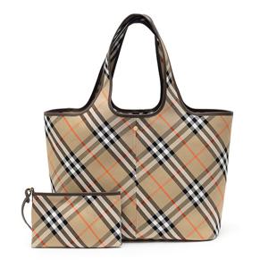 25SS 여성용 버버리 체크 미디엄 숄더백  8093976  B9368  샌드베이지