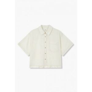 톰보이  9165221883 배색스티치 하프슬리브셔츠