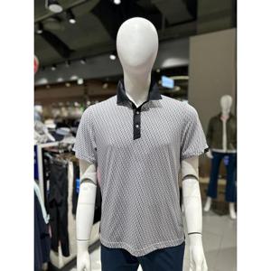 비티알 BTR 남성 여름 폴리 스판 메쉬 카라 반팔 티셔츠 BTT4807M