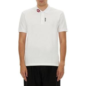 Moschino Kiss 프린트 폴로셔츠 242ZZ16035242 1001 TP941114843