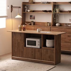 나무뜰 헤이즐 원목 아일랜드 식탁 도어 수납장 1500 GM479C (착불)