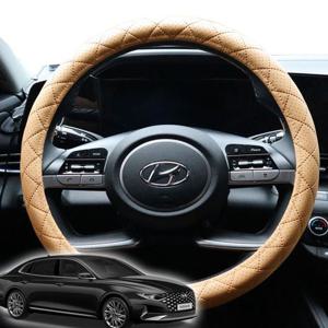 더뉴그랜져IG 핸들커버 타공형 가죽퀼팅 핸들카바