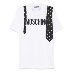 모스키노 로고 프린트 티셔츠 A07260241