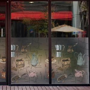 아트박스/낭만창고 dgse061-빈티지커피샵-반투명시트지