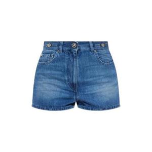 Versace 로고 패치 데님 반바지 10181941A13650 1D800 TP934433257