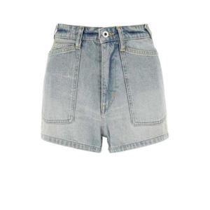 Kenzo 로고 패치 데님 쇼츠 FD52DS2246B3 DY TP942263067