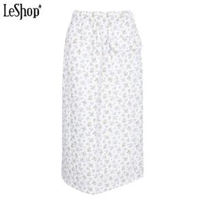 [르샵]백 슬릿 플라워 퀼팅 패딩 스커트 (BOBSK022A)