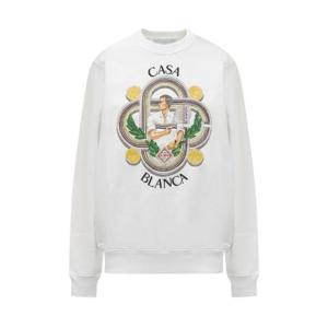 Casablanca 더 플레이어 크루넥 스웨트셔츠 UMF23JTP001 01LEJOUEUR TP944027772