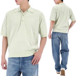 25SS 오라리 슈퍼 하이게이지 폴로 반팔 니트 A25SP02KA LIGHT PISTACHIO