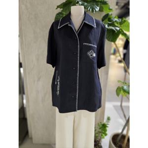 [ZOOC] 포켓 자수 아우터 셔츠 (Z252MSC021)