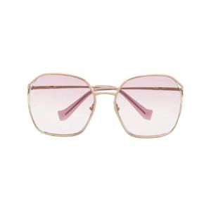 미우미우 오버사이즈 스퀘어 프레임 선글라스 SMU52WC060E5AK