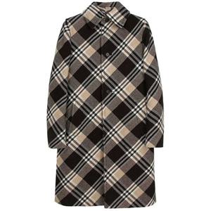 프라다 코코아브라운 타탄 울 코트 SGB618 1XTB F0324