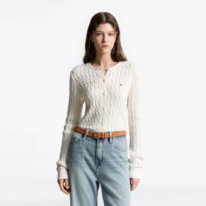 [공식][타미힐피거] 크루넥 케이블 가디건 (T22F6KCD032WT2YA8)