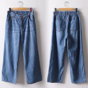 나야홍 / 빅사이즈 506 플러스와이드핏통팬츠 DMDD682