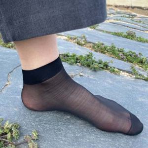 발목 스타킹 양말 검정색 5켤레 편한