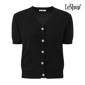 [르샵]버튼 포인트 V넥 가디건 (BP7KC001A)