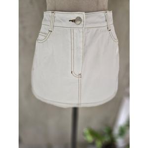 [ZOOC] 랩 데님 스커트 쇼츠 (Z252PSA413)