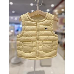 블루독베이비[hu] 25.FW YE)웜라이트경량베스트 45A19-131-02 패딩베스트 아우터조끼 외출복 경량패딩조끼