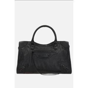 BALENCIAGA Le City medium tote bag in Arena Storico leather 8230582ABEK1000