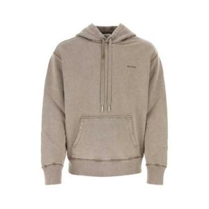 AMI 로고 자수 드로스트링 후드티 USW216JE0052 263 TP945300399