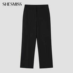 [쉬즈미스] 베이직 백 밴딩 팬츠_SWWSLP31010_BK