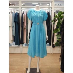 미니멈 세이브존07 퍼프 벨티드 롱 원피스 MXBAWO4230