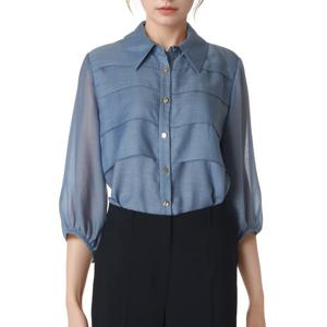 [미니멈]벌룬소매 카라블라우스 MZCGWB7940