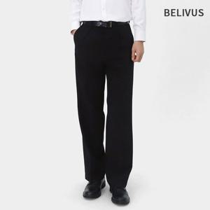빌리버스 남성 슬랙스 스판 결혼식 정장 와이드 팬츠 BABP075