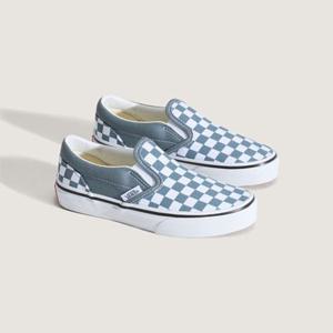[VANS] 반스 키즈 클래식 슬립온 컬러 띠어리 체커보드(딥블루) VN000D0JRV2 CH