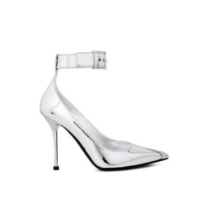 알렉산더 맥퀸 힐 펌프스 744479W4WG18100 SILVER