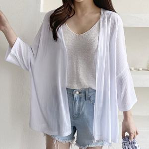 나야홍 / 빅사이즈 507 어깨숄볼레로가디건 DNOU979