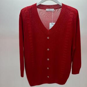 Destijl HC06 찰랑찰랑하고 매끄러운 소피 무지 브이넥 7부소매 깔끔한 니트티 D2531sw03R