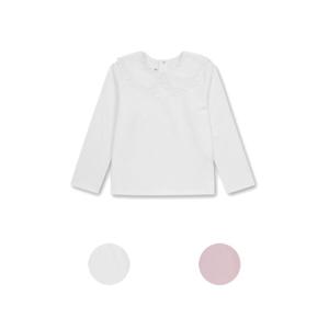 탑텐키즈 MKF2TS2101여아 코튼 카라 긴팔티