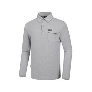 [와이드앵글]남성 CO 포켓 포인트 와플 폴로 티셔츠 WMU24271MK