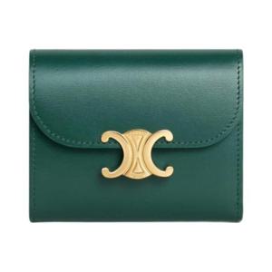 셀린느 샤이니 카프스킨 트리옹프 스몰 플랩 지갑 아마존 10D783DPV-31AN