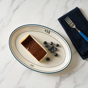 [모던하우스] 카페유니온 타원형접시 L31 블루