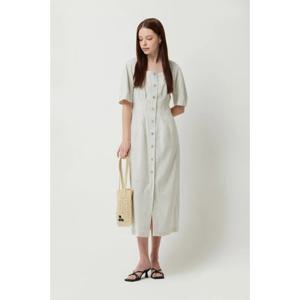 [시슬리]디저트 스트라이프 스퀘어넥 원피스  SAOP37531